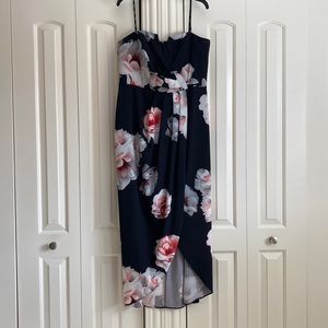 City Chic Floral High-Low dress